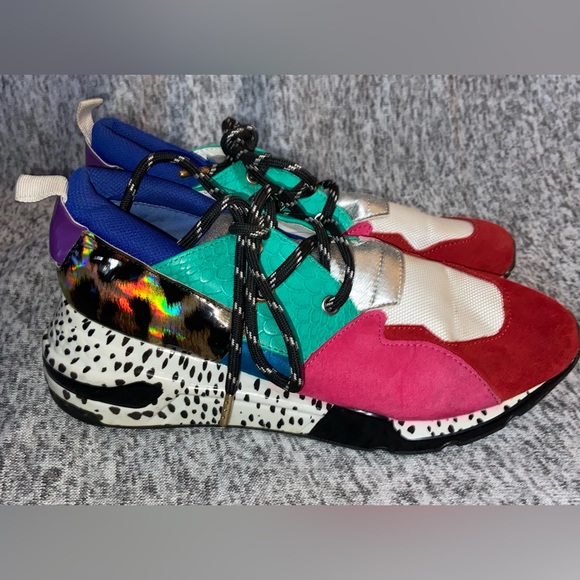 Steve Madden Shoes - Steve Madden Cliff Patchwork Sneakers